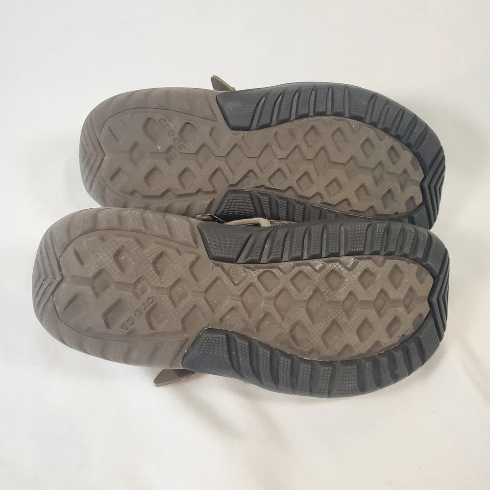 Crocs Swiftwater Mesh Deck Sandal Mens 10 Espresso Brown Water Shoe